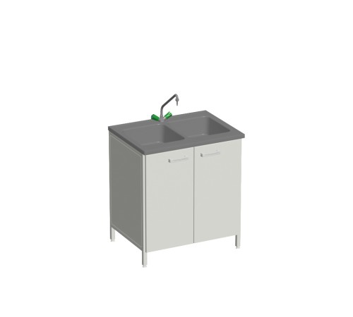 Стол-мойка двойной 1200 СМДпп/w-М Стол-мойка двойной 1200 СМДпп/w-М