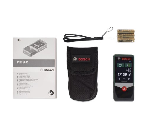 Лазерный дальномер BOSCH PLR 50 C (0.603.672.220) Лазерный дальномер BOSCH PLR 50 C (0.603.672.220)