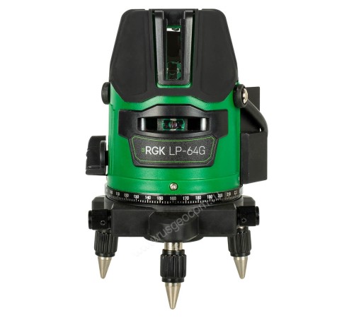 Комплект: лазерный уровень RGK LP-64G с калибровкой + штатив RGK LET-170 Комплект: лазерный уровень RGK LP-64G с калибровкой + штатив RGK LET-170