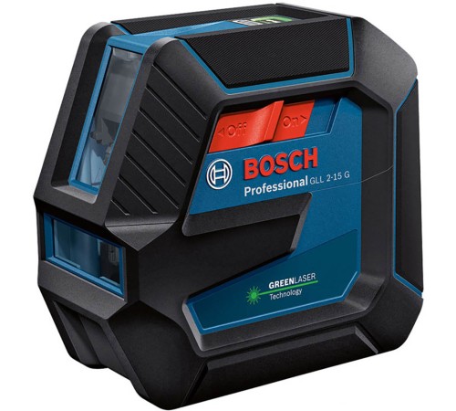 Лазерный уровень Bosch GLL 2-15 G Professional (0.601.063.W00) Лазерный уровень Bosch GLL 2-15 G Professional (0.601.063.W00)