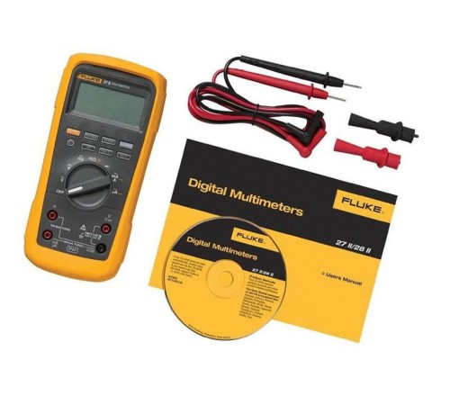 Комплект - мультиметр Fluke 27-II с токовыми клещами Fluke I400 Комплект - мультиметр Fluke 27-II с токовыми клещами Fluke I400
