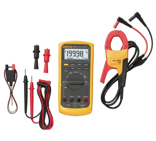 Комплект Fluke 87V IMSK - мультиметр Fluke 87V с токовыми клещами Fluke i400 AC Комплект Fluke 87V IMSK - мультиметр Fluke 87V с токовыми клещами Fluke i400 AC