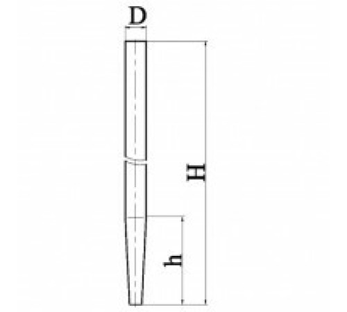 Пробоотборник, эскиз 2-593-01 Пробоотборник, эскиз 2-593-01