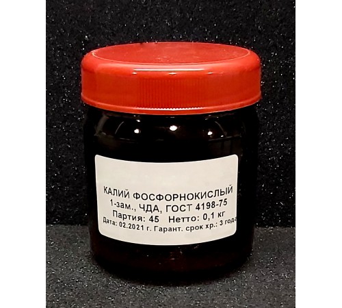 Калий фосфорнокислый однозамещенный, ЧДА Калий фосфорнокислый однозамещенный, ЧДА