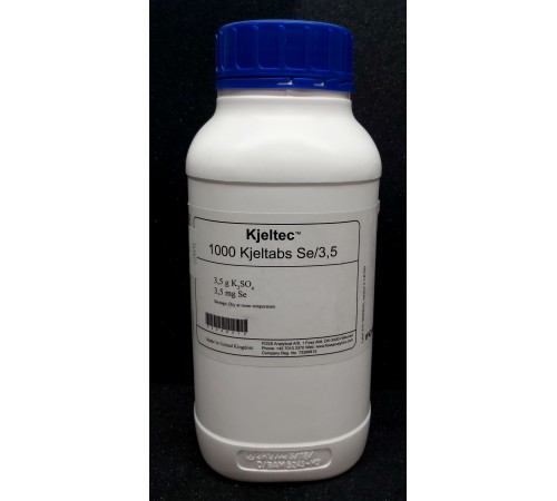 Таблетки катализатора Kjeltabs Se3,5, 3,5 г K2SO4 + 3,5 мг Se, 1000 шт.уп., Foss Таблетки катализатора Kjeltabs Se3,5, 3,5 г K2SO4 + 3,5 мг Se, 1000 шт.уп., Foss