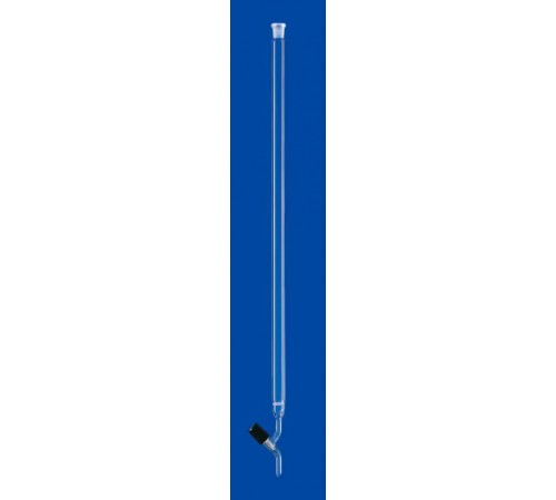 Хроматографическая колонка Lenz 100 мм, 8 мл, NS14/23, с фриттой, PTFE игольчатый кран, стекло Хроматографическая колонка Lenz 100 мм, 8 мл, NS14/23, с фриттой, PTFE игольчатый кран, стекло