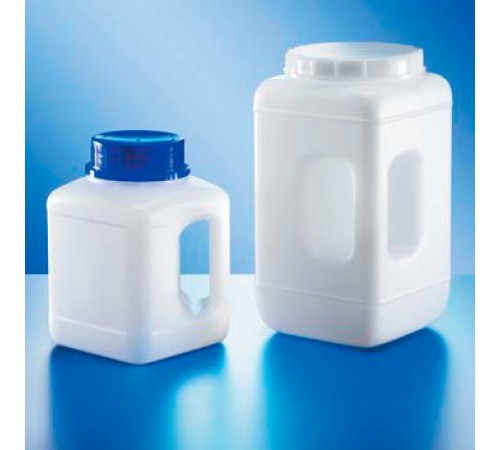 Контейнер Kautex широкогорлый 2300 мл, HDPE, квадратный, Ø 80 мм, естественный цвет, без крышки, с литой ручкой Контейнер Kautex широкогорлый 2300 мл, HDPE, квадратный, Ø 80 мм, естественный цвет, без крышки, с литой ручкой