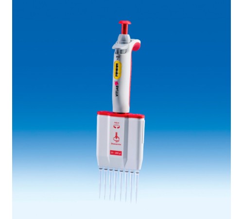 Пипет-дозатор многоканальный VITLAB micropipette -8, 10-100 мкл Пипет-дозатор многоканальный VITLAB micropipette -8, 10-100 мкл