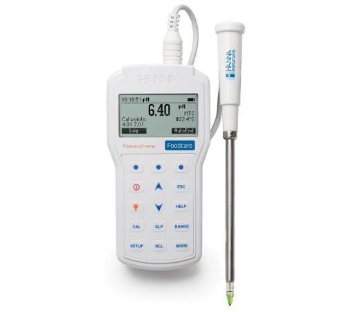HANNA HI98165 портативный pH-метр для сыра HANNA HI98165 портативный pH-метр для сыра