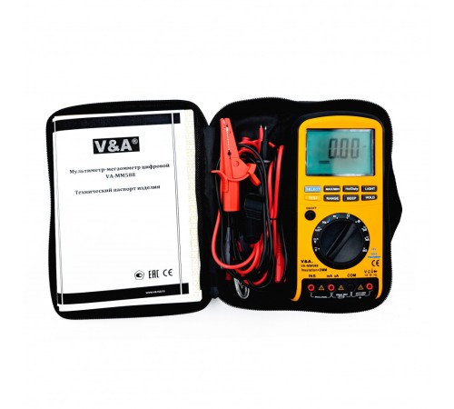 VA-MM588 Мультиметр-мегаомметр VA-MM588 Мультиметр-мегаомметр